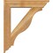 Ekena Millwork Funston Traditional Rough Sawn Bracket w/ Offset Brace, Western Red Cedar, 6"W x 26"D x 30"H BKT0604X26X30FST01RWR - alternate 3